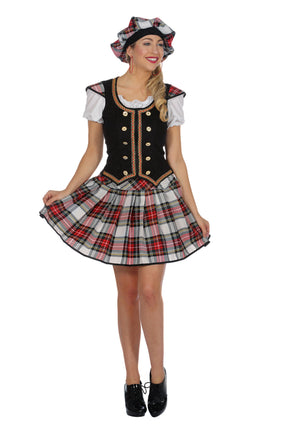Feestbazaar Schots outfit dames
