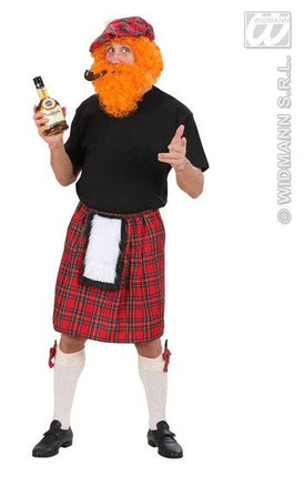 Feestbazaar Schotse kilt rode ruiten elite