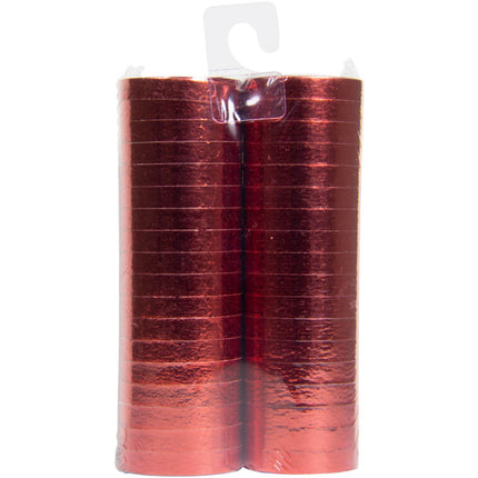 Feestbazaar Serpentines Metallic Rood