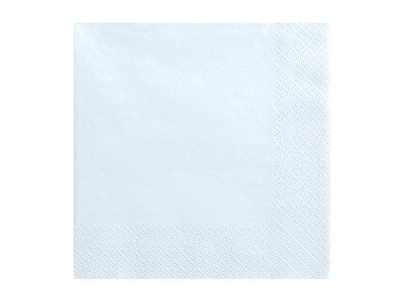 Feestbazaar Servetten Licht Sky Blue (20st)