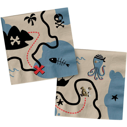 Feestbazaar Servetten Pirate Party (20st)