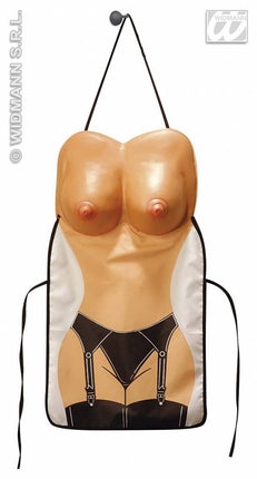 Feestbazaar Sexy schort met grote borsten