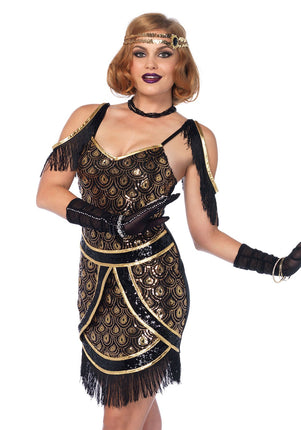 Feestbazaar Showgirl Jurkje Charleston Luxe