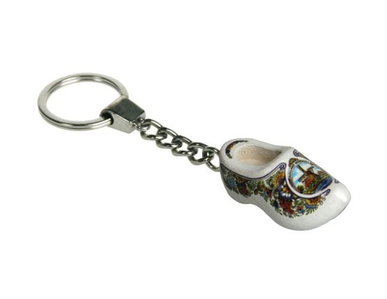 Feestbazaar Sleutelhanger 1 klompje Poly molen 4 cm