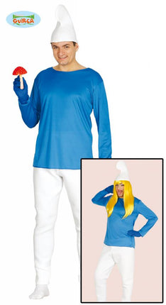 Feestbazaar Smurf Kostuum Blauw