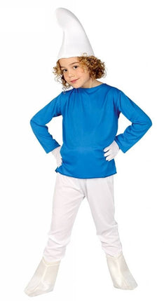Feestbazaar Smurf kostuum kind blauw