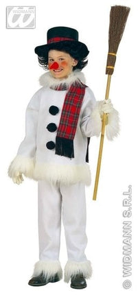 Feestbazaar Sneeuwman Kind Flanel & Pluche Kostuum