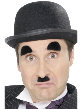 Feestbazaar Snor En Wenkbrauwen Set Chaplin