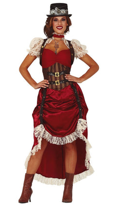 Feestbazaar Steampunk Jurk Eliza Dames