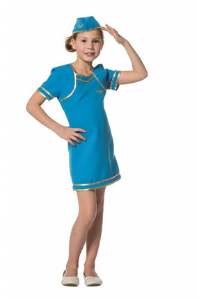 Feestbazaar Stewardess Jurkje Meisje