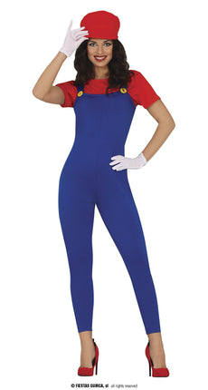 Feestbazaar Super Mario Overall Dames