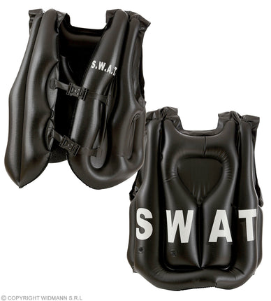 Feestbazaar SWAT vest opblaasbaar volwassenen
