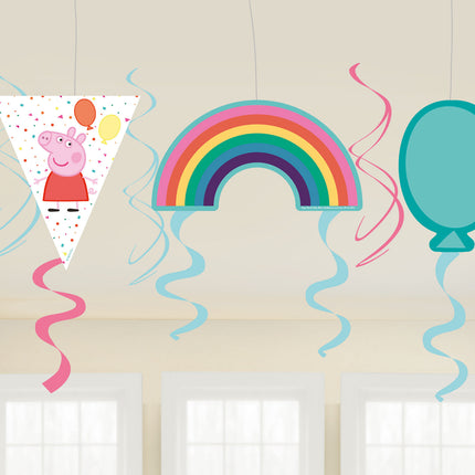 Feestbazaar Swirlset Peppa Pig - 7 stuks