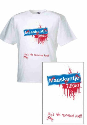 Feestbazaar T Shirt Maaskantje Turbo