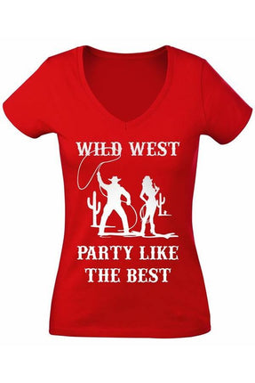 Feestbazaar T-shirt Toppers Wild West dames