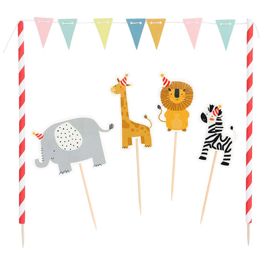 Feestbazaar Taartdecoratie Set Safari