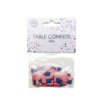Feestbazaar Tafelconfetti Amerikaanse Vlag (150st)