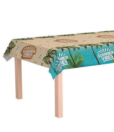 Feestbazaar Tafelkleed Summer Vibes Hawaii 137x274cm