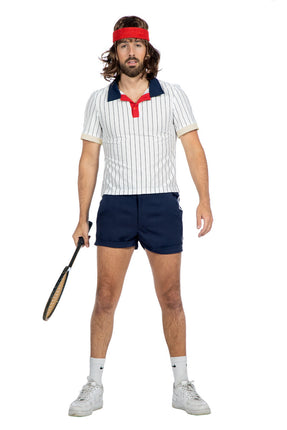Feestbazaar Tennis Kostuum Retro Heren