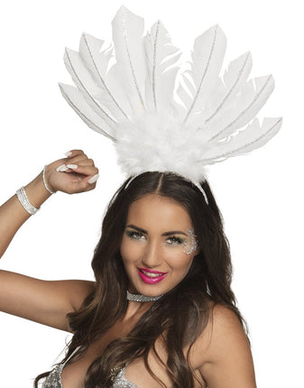 Feestbazaar Tiara Samba Wit