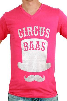 Feestbazaar Toppers T-shirt man 'Circus Baas'