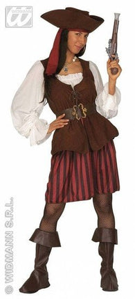 Feestbazaar Traditionele piratendame kostuum