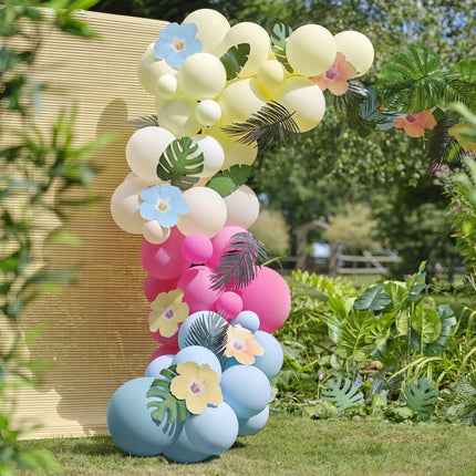 Feestbazaar Tropische Zomer Ballonnenboog Slinger Set (4m)