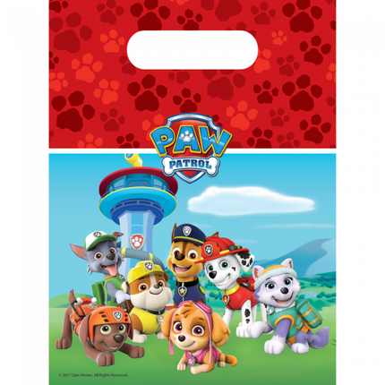Feestbazaar Uitdeelzakjes Paw Patrol (6st)