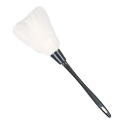 Feestbazaar Veren duster wit