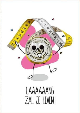Feestbazaar Verjaardagskaart 'Laaaang Zul Je Leven!'