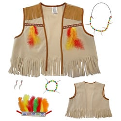 Feestbazaar Verkleedset Indiaan kind