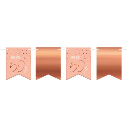 Feestbazaar Vlaggenlijn 50 Jaar Lush Blush - 6 Meter