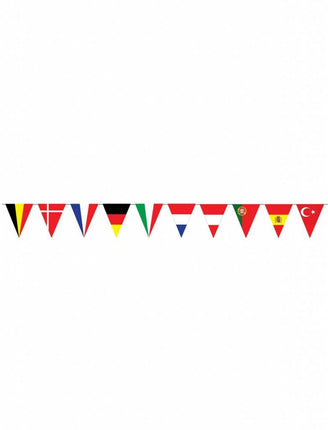 Feestbazaar Vlaggenlijn Landen Europa - 5 meter