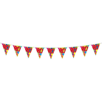 Feestbazaar Vlaggenlijn leeftijd '80'