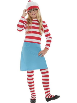 Feestbazaar Waar is Wally meisjes kostuum