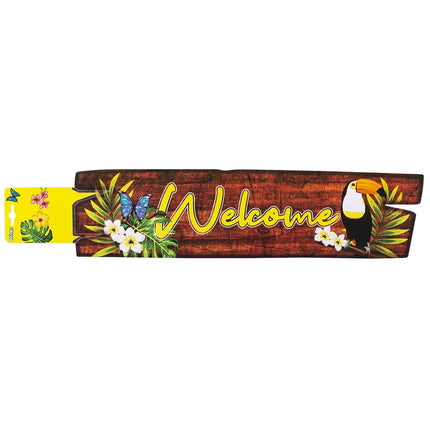 Feestbazaar Welkomstbord Toekan Hawaii