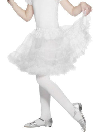 Feestbazaar Witte petticoat kind
