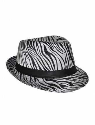 Feestbazaar Zebra hoed Safari