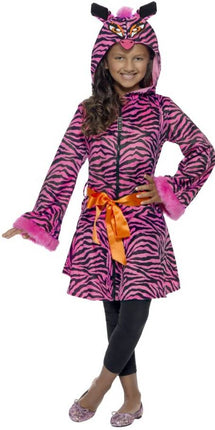 Feestbazaar Zebra jasje kind pink