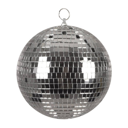 Feestbazaar Zilveren discobal 20 cm