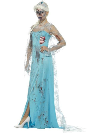 Feestbazaar Zombie frozen kostuum vrouw