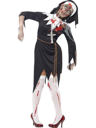 Feestbazaar Zombie nonnen kostuum