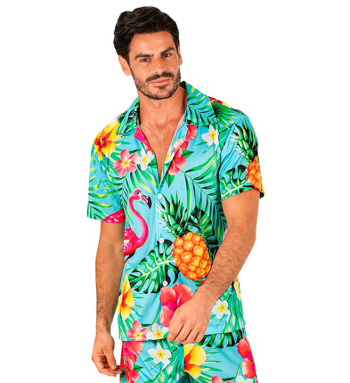 Feestbazaar Zomer Partyblouse Flamingo Volwassen