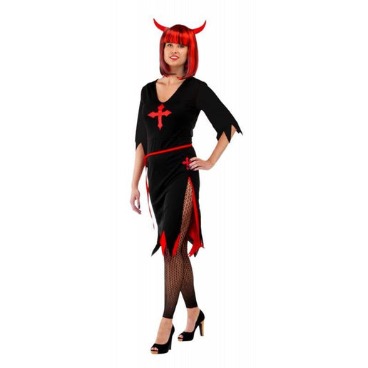 Feestbazaar Zwarte Halloween Duivelsjurk