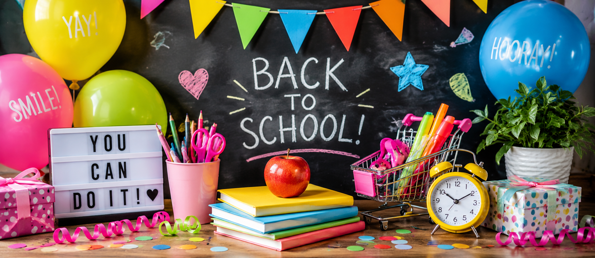Back to school: Maak van de eerste schooldag een klein feestje!