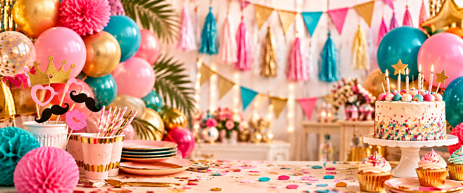 Feestversiering kiezen: Zo combineer je kleuren voor een stijlvol feest