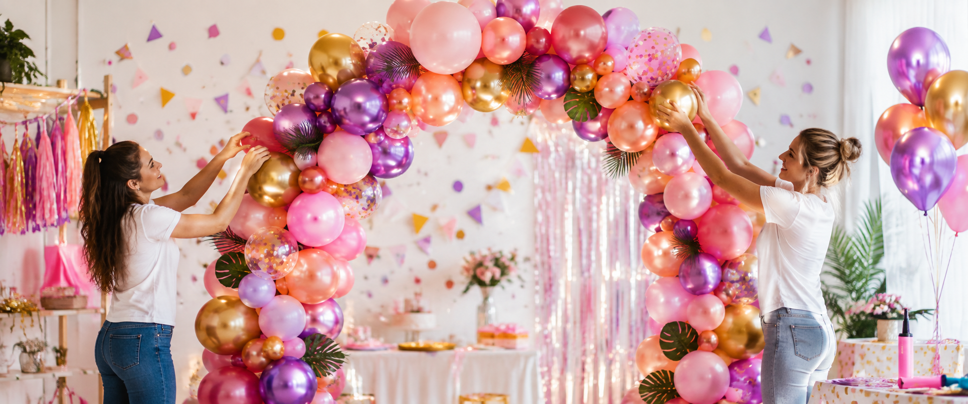 Een Ballonnenboog maken: stap voor stap uitleg