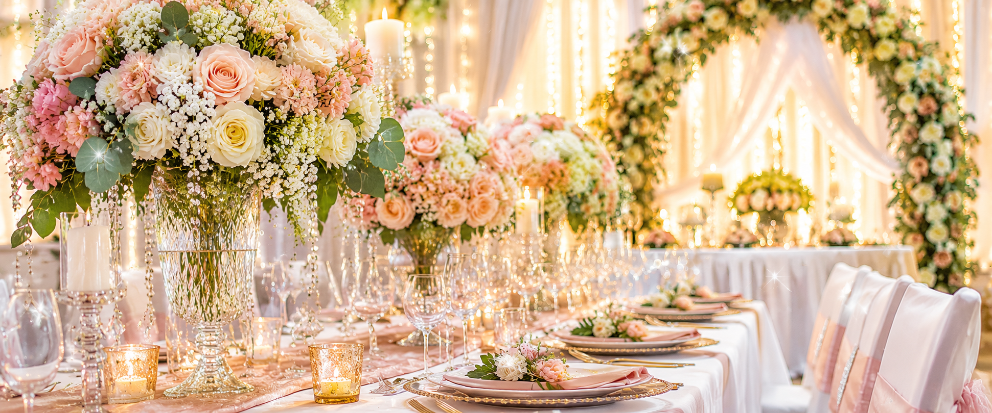 Van ceremonie tot feestavond: Bruiloft decoratie inspiratie
