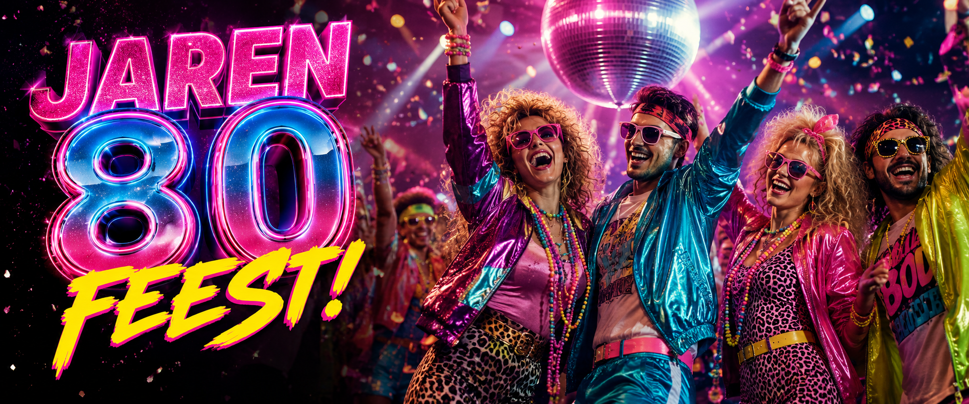 Zo organiseer je een perfect jaren 80 feest!