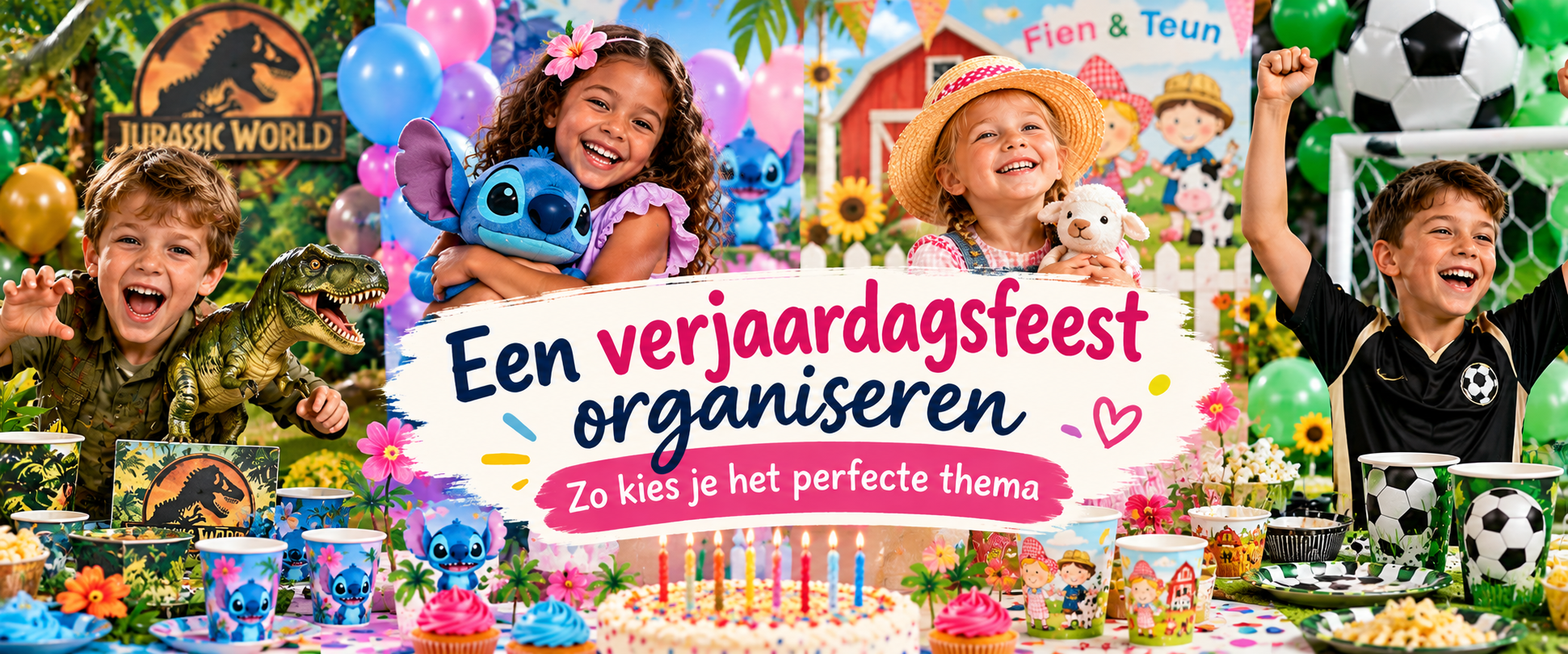 Een verjaardagsfeest organiseren: Zo kies je het perfecte thema